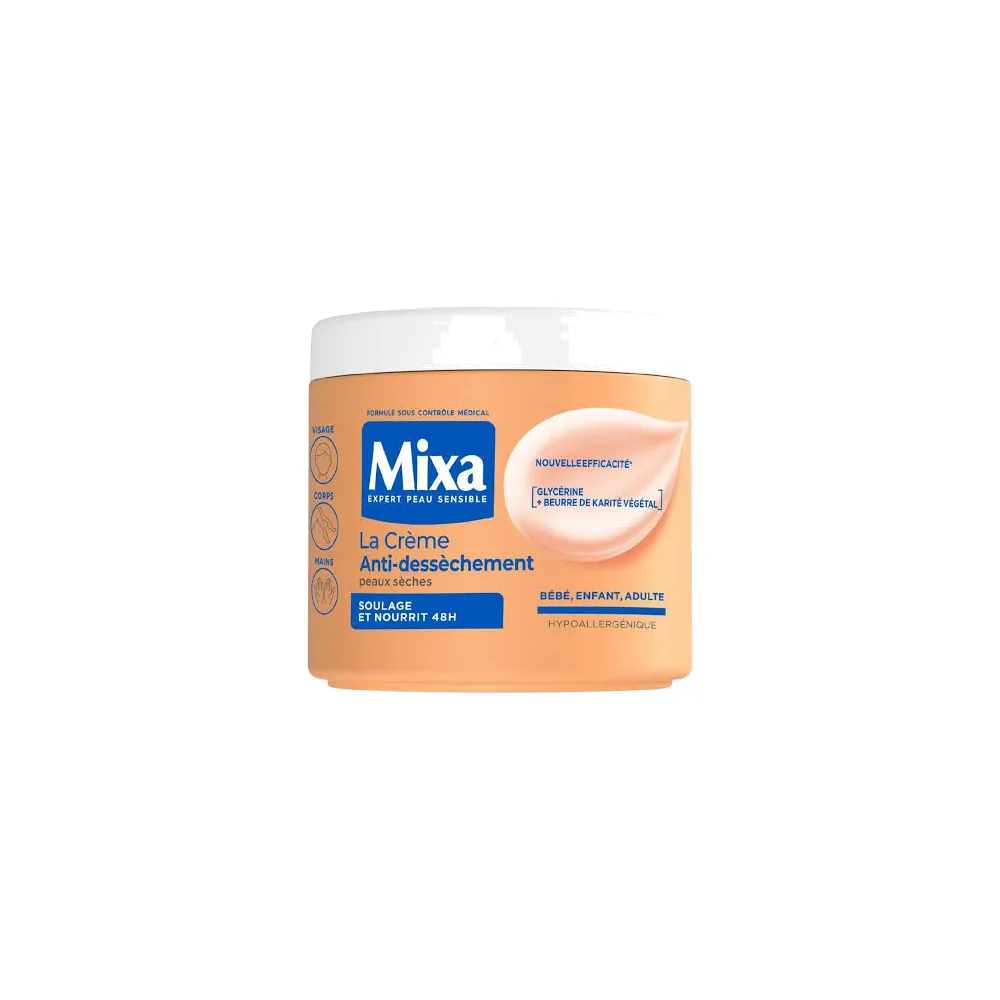Mixa La Crème Anti-dessèchement Peau Sèche 400ml