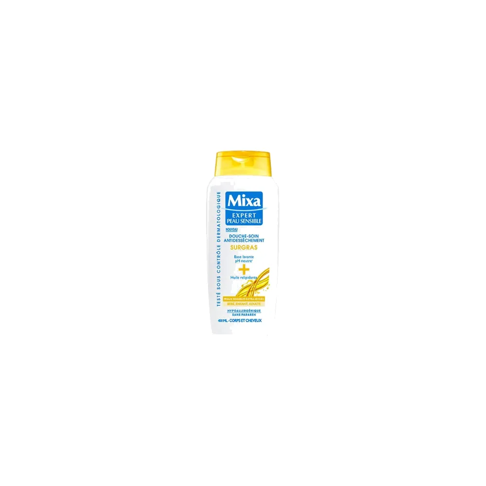 Mixa Douche Soin Antidesséchement Surgras Huile Relipidante 400ml