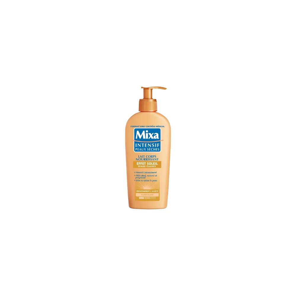 Mixa Lait Corps Nourrissant Effet Soleil Peaux Claires 250ml