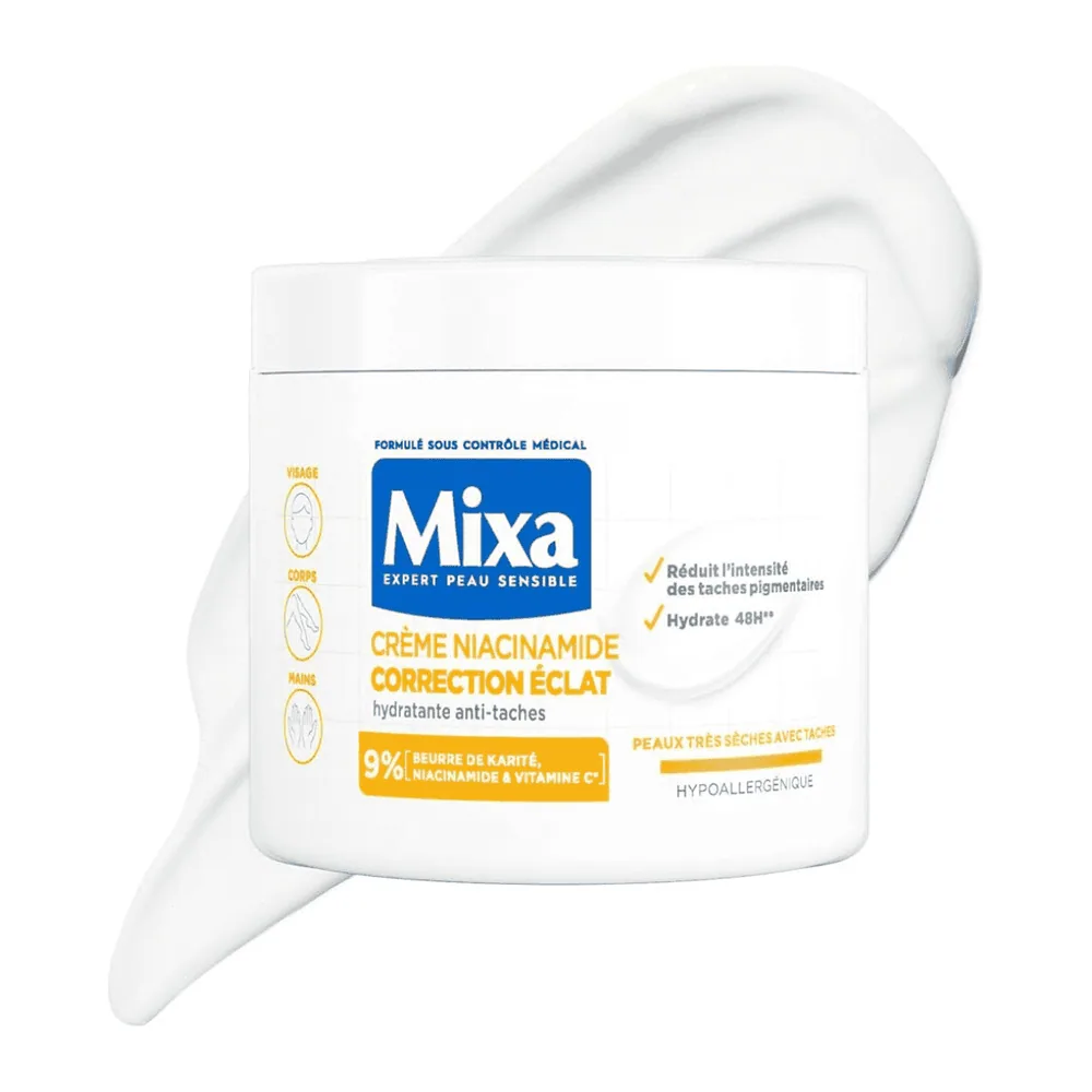 Mixa Pot Niacinamide Bright Crème Anti Taches 400ml