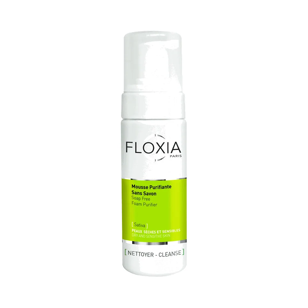 Mousse Nettoyante Purifiante sans savon FLOXIA
