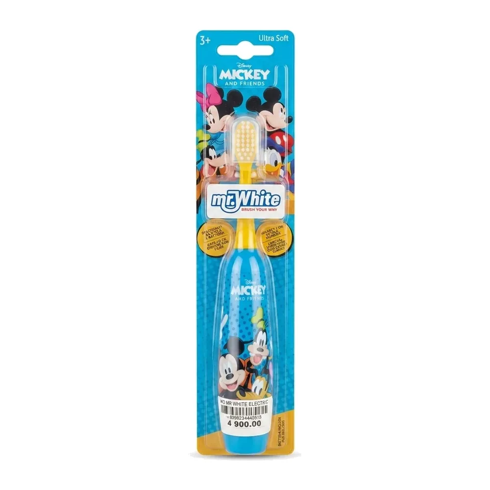Mr. White – Mickey and Friends Electric – Brosse à dents douce pour enfants