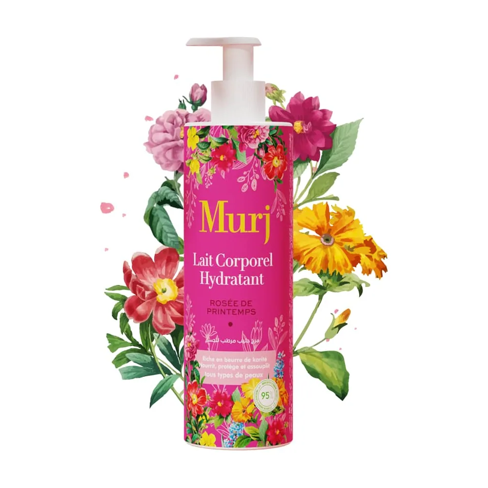 Murj Lait Corporel Hydratant Rosee De Printemps