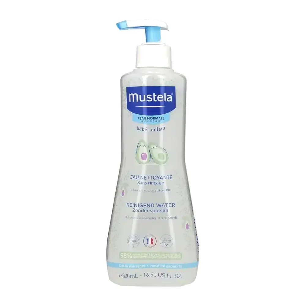 Mustela Eau nettoyante bébé sans rinçage à l’avocat BIO
