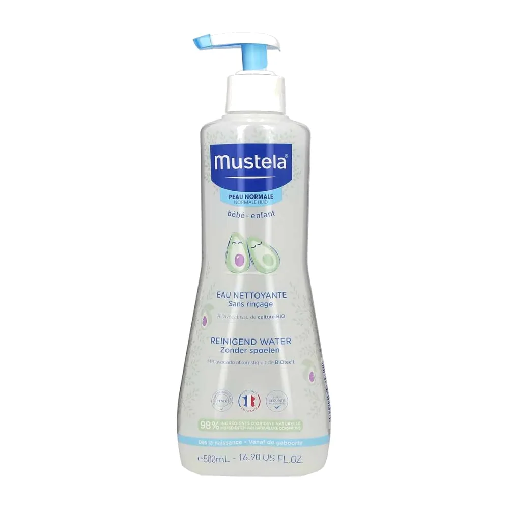 Mustela Eau nettoyante sans rinçage 500 ml