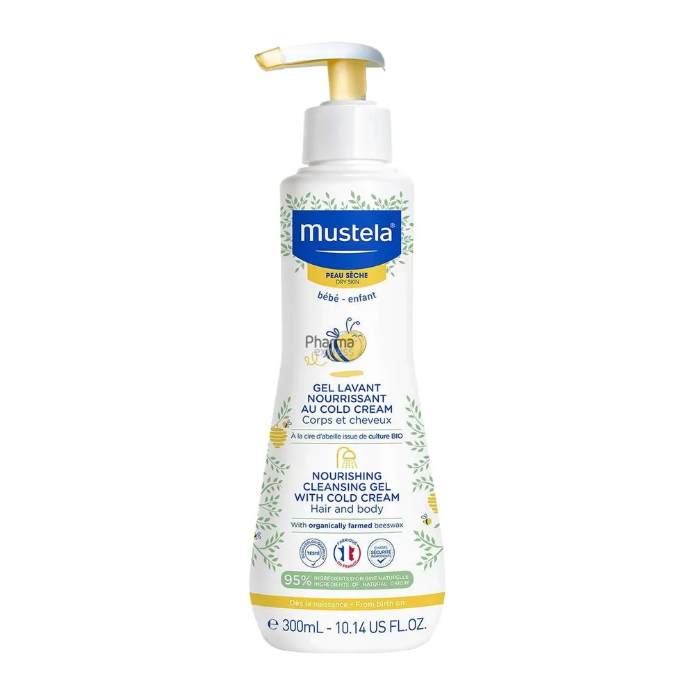 Mustela Gel lavant nourrissant au cold cream 300ml