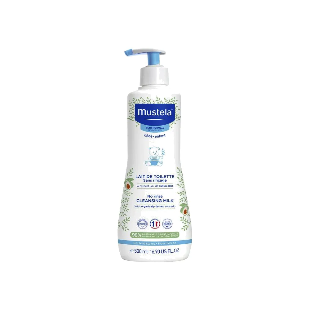 Mustela Lait de Toilette bébé Sans rinçage 750ml