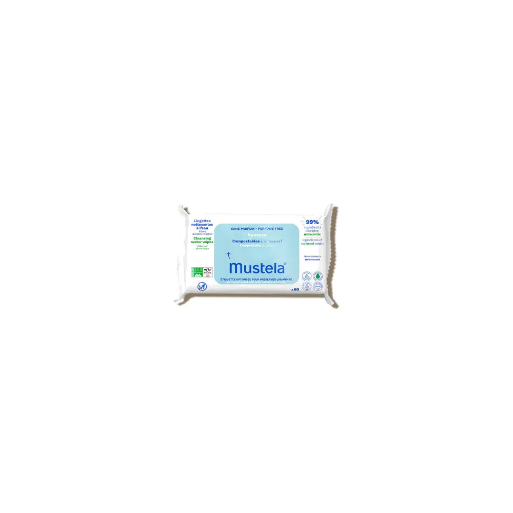 Mustela Lingette Sans Parfum Peaux Sensible