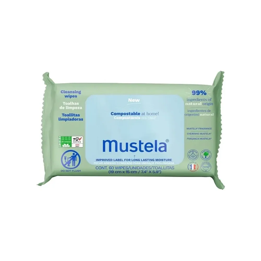 Mustela Lingettes nettoyantes bébé