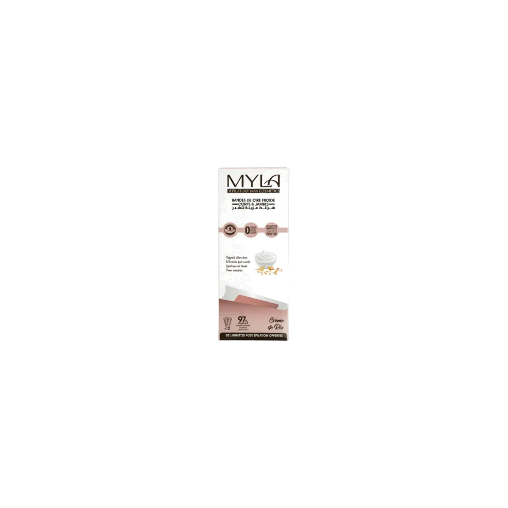 Myla Bands De Cire Froide Creme De Riz
