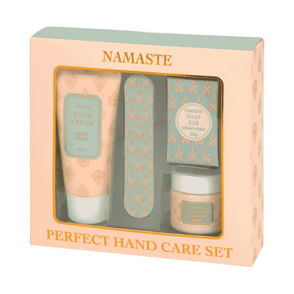 Namaste Perfect Hand Care Set Green Herbs