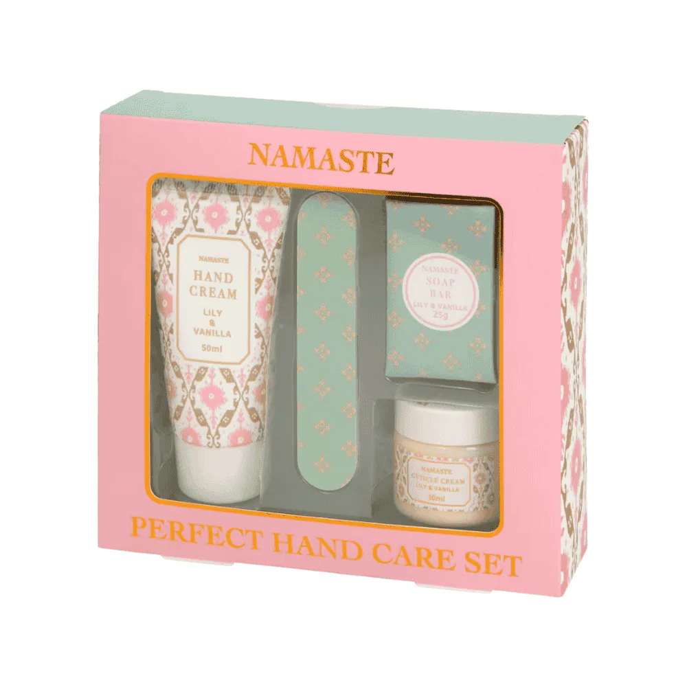 Namaste Perfect Hand Care Set Lily &Amp; Vanilla