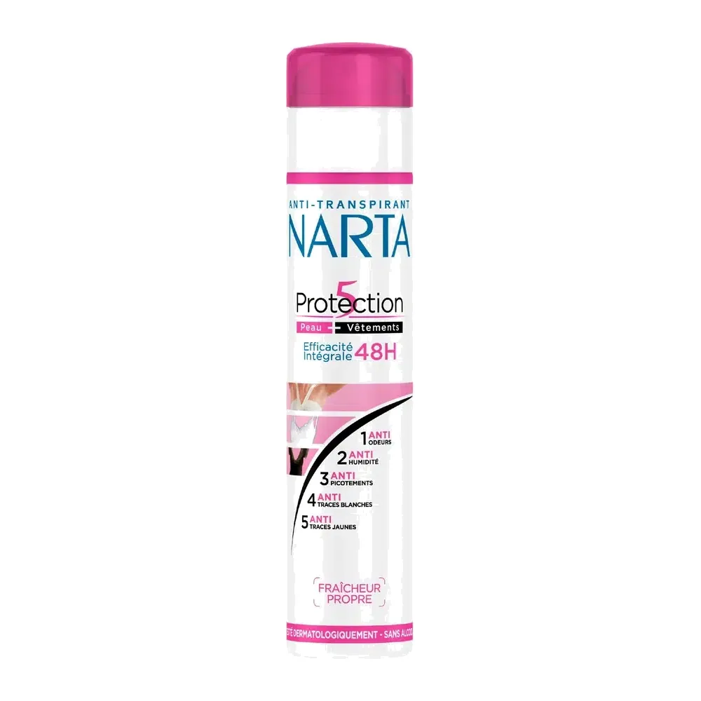 Narta Deo Protection 5 Peau Vetement 48h 200ml