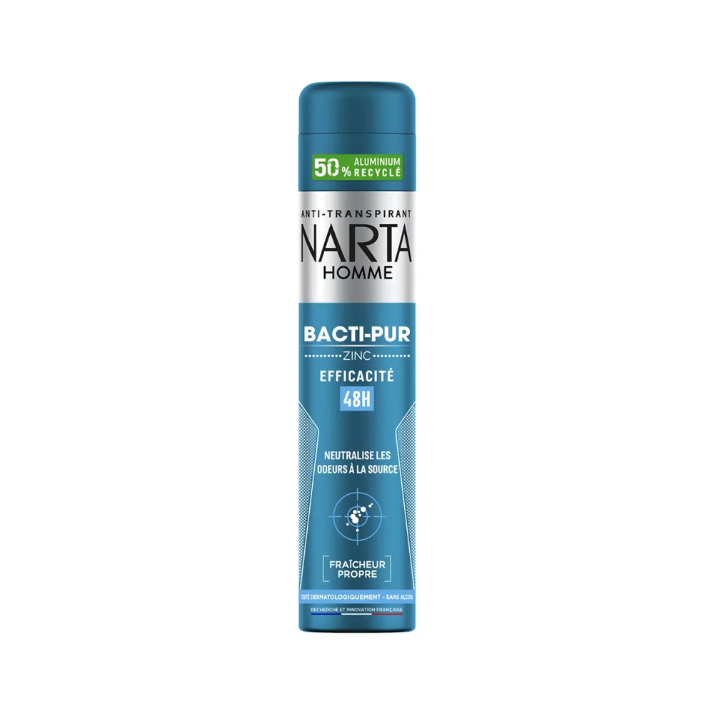 Narta Homme Anti Transpirant Bacti Pur 48h 200ml