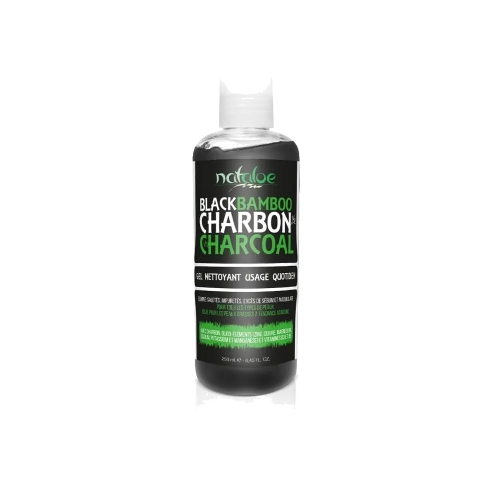 Nataloé – gel nettoyant au charbon