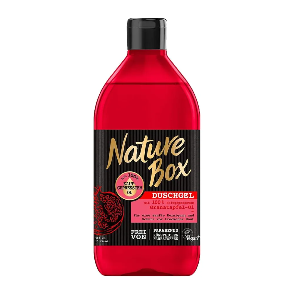 Nature Box – gel douche huile de grenade 385ml