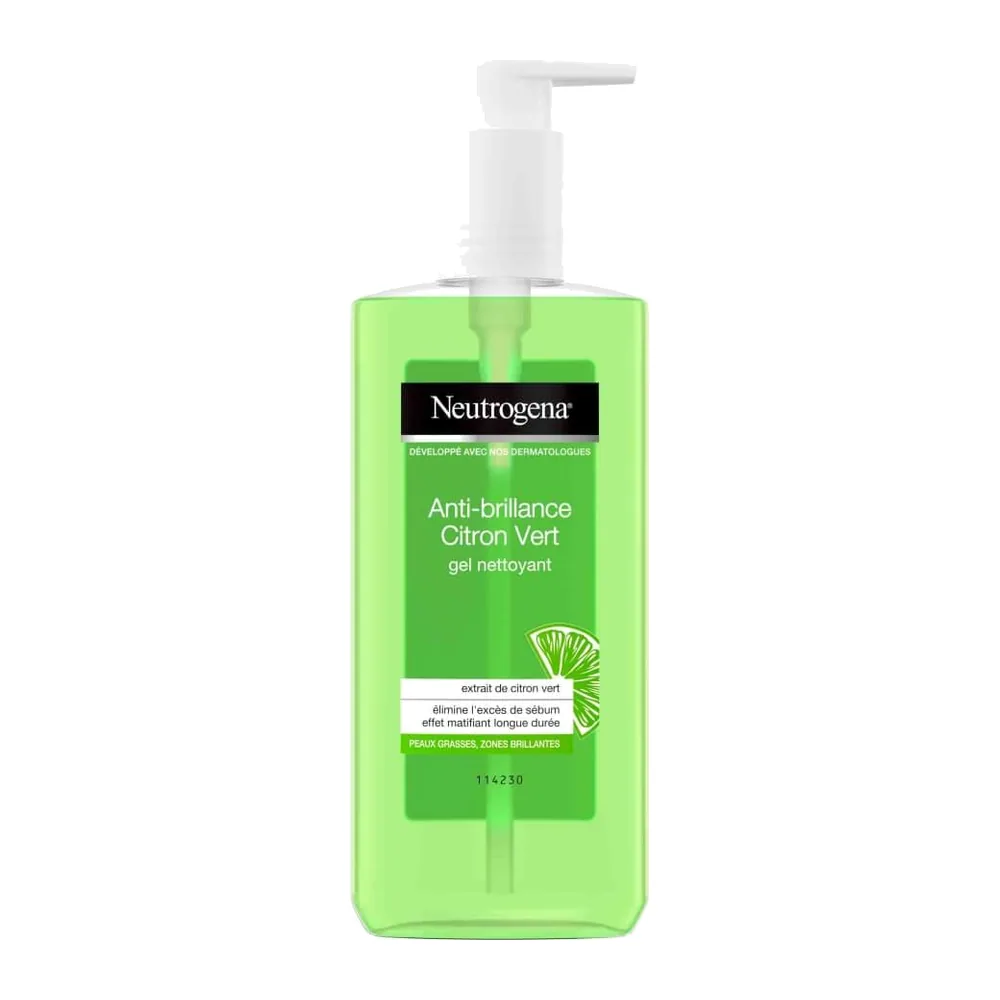 Neutrogena Anti Brillance Citron Vert Citron Vert Gel Nettoyant