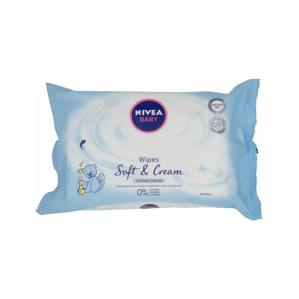 NIVEA BABY LINGETTES 63 unité