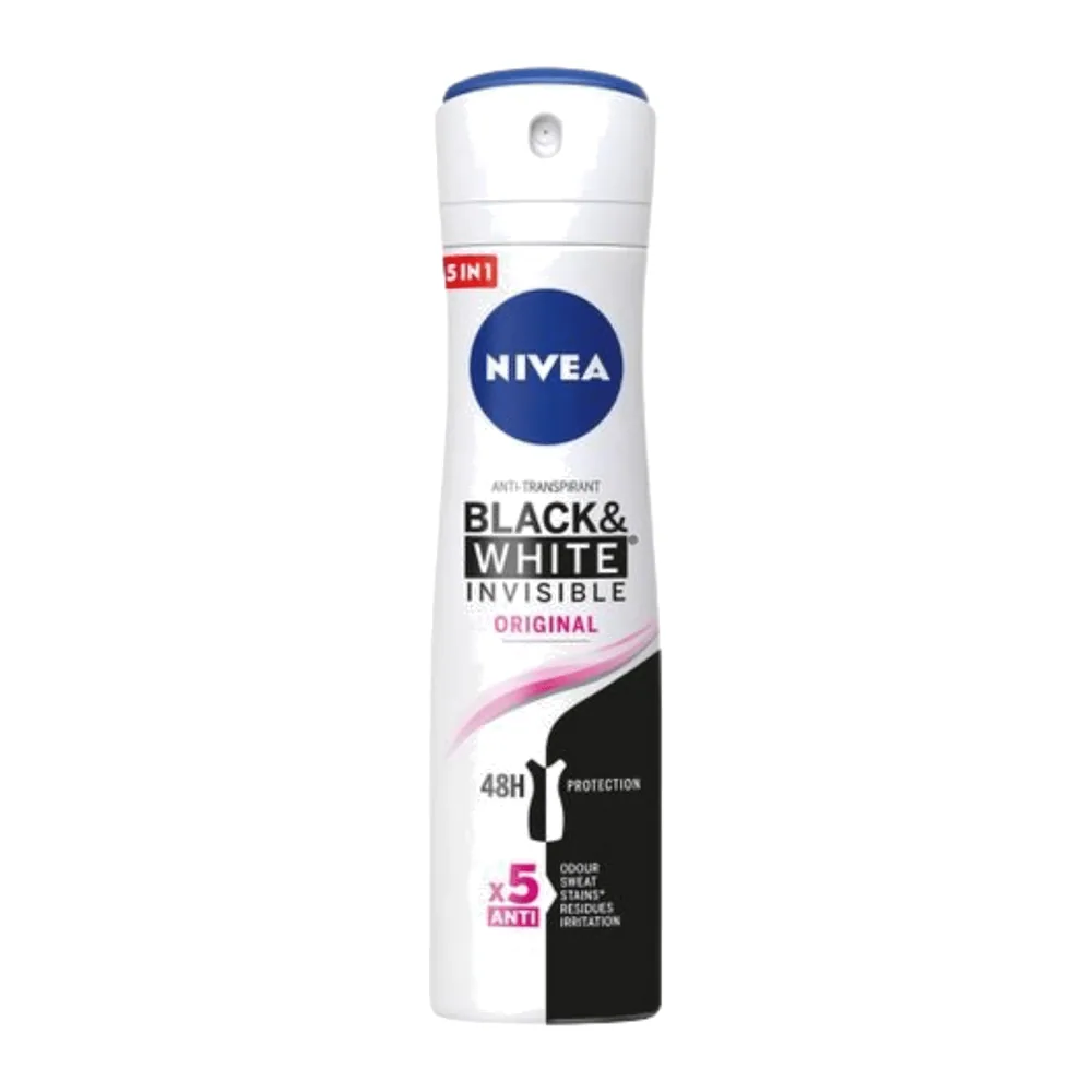 Nivea Deo 200Ml Black And White Clear
