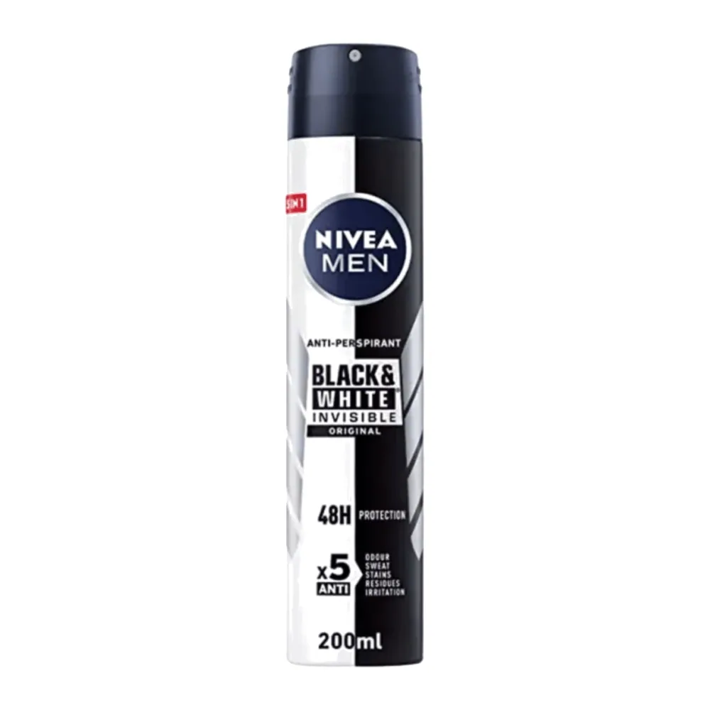 Nivea Deodorant Homme 200Ml Black And White Original