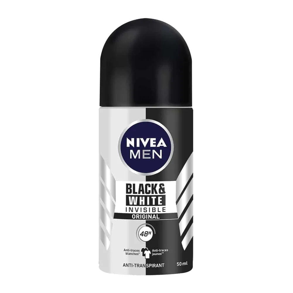 Nivea Déodorant Roll-On 50Ml Black & White Original