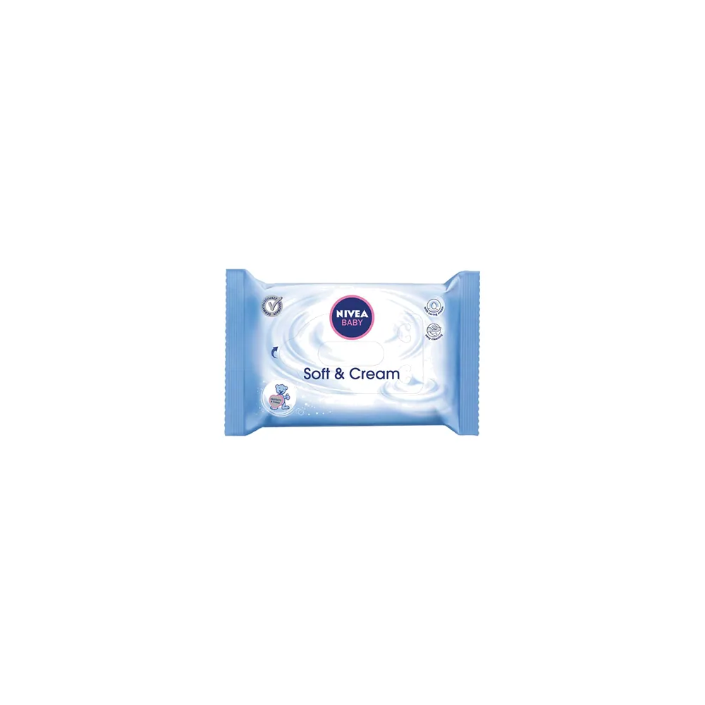 NIVEA Lingettes nettoyantes Soft Cream