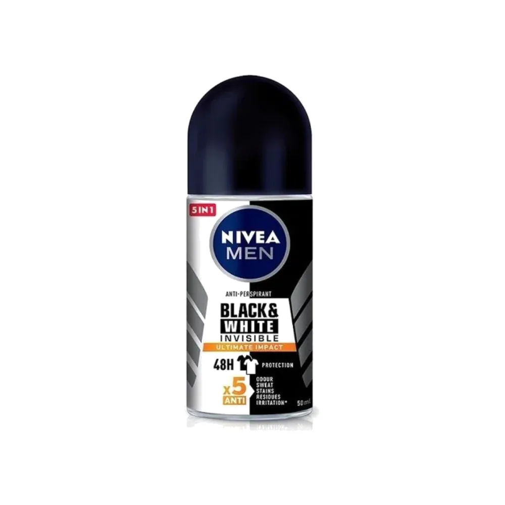 Nivea Men Black&white Invisible Ultimate Impact Roll On 50ml