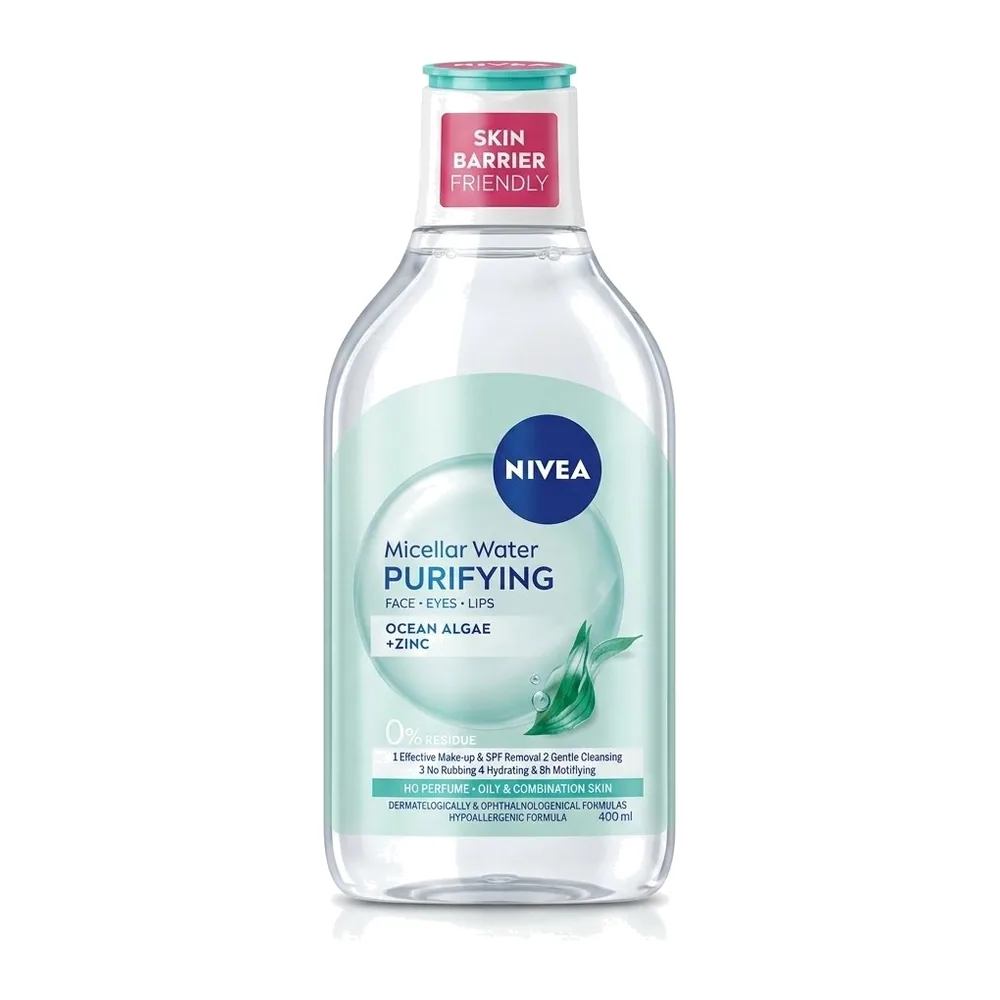 NIVEA – Micellar Water PURIFYING – Démaquillage Efficace et Doux – 400ml