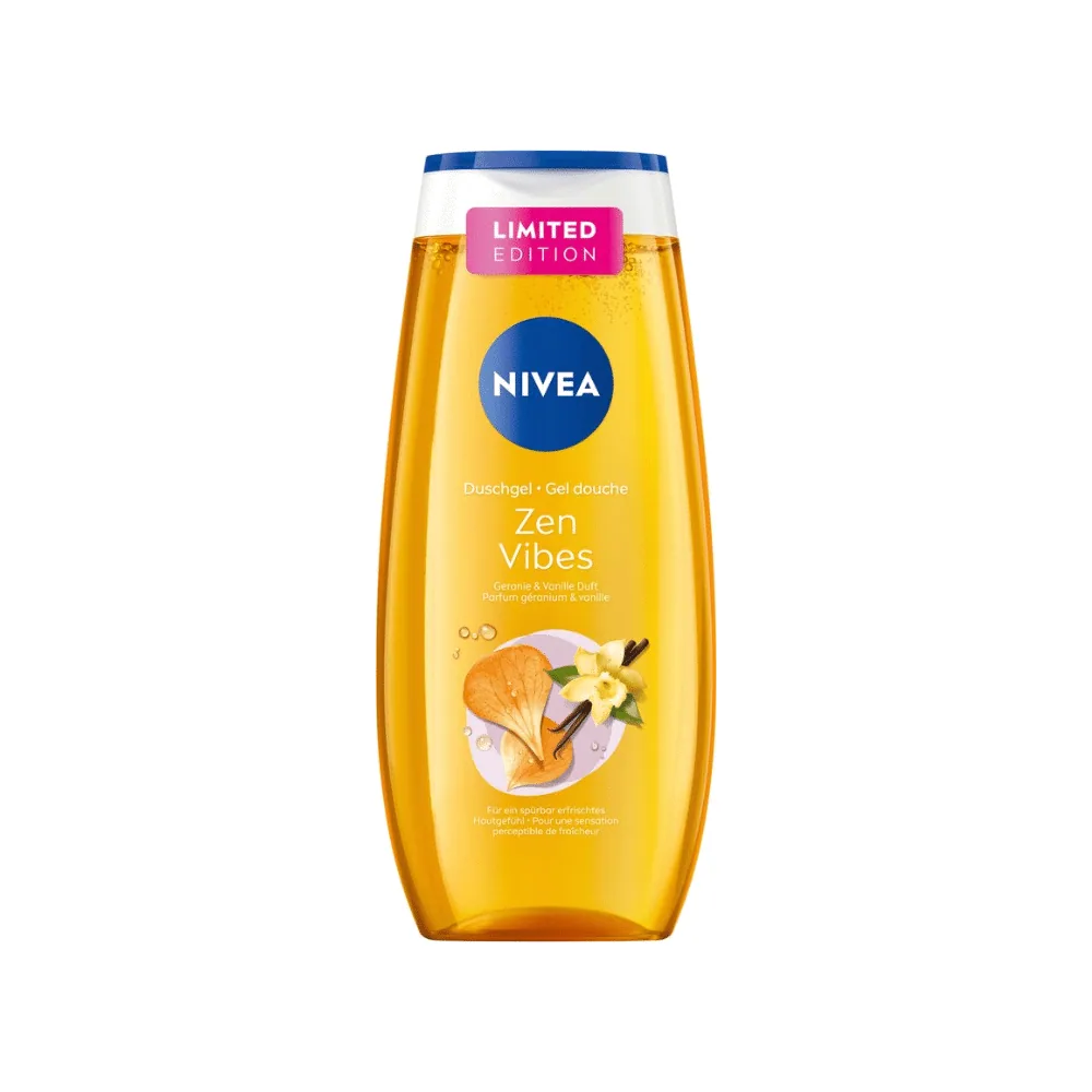 Nivea Zen Vibes Gel Douche Geranium&vanilla 250ml