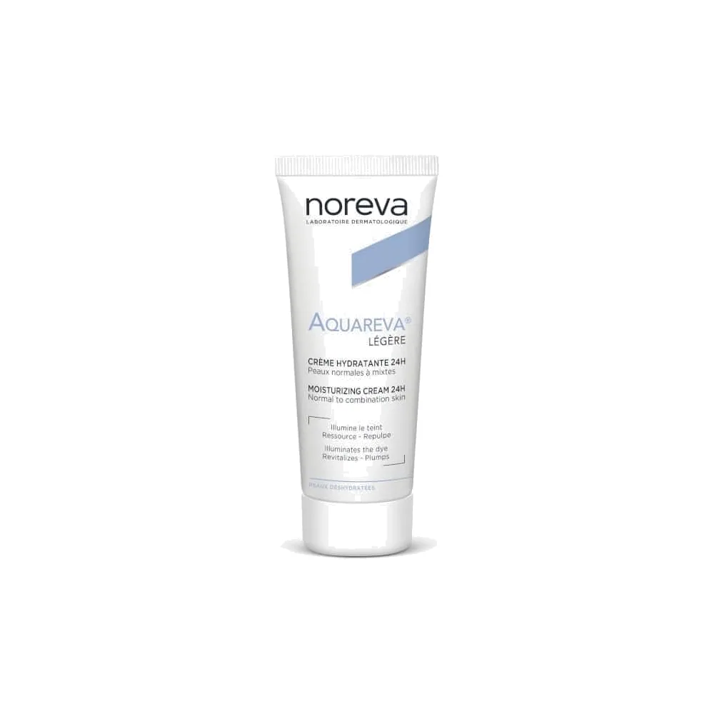 Noreva Aquareva Crème Hydratante 24h Texture Légère 40ml