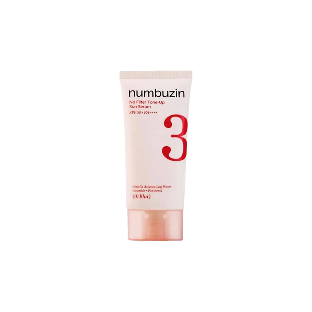 Numbuzin 3 No Filter Tone-Up Sun Serum 01 Blur