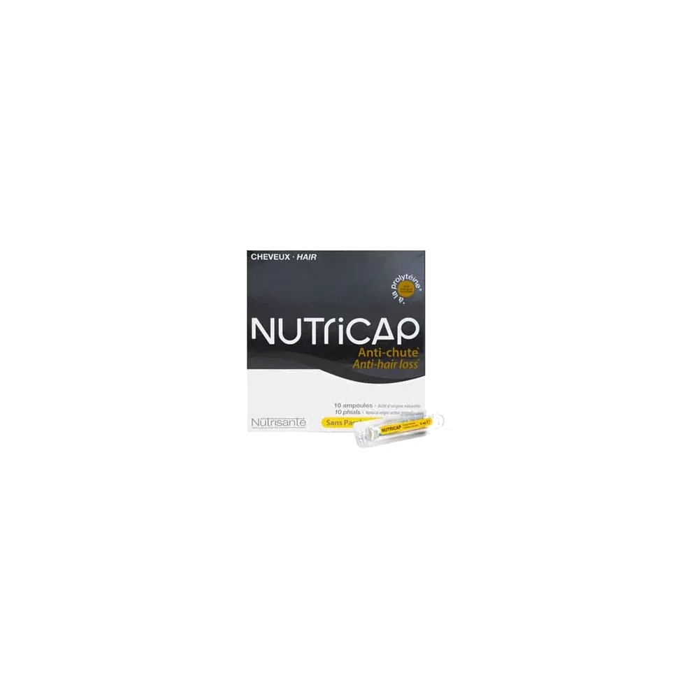 NUTRICAP Sérum Anti-chute – boite de 10 ampoules