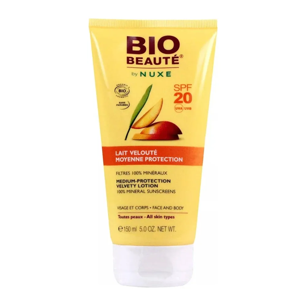 NUXE Bio Beauté Lait Velouté Moyenne Protection SPF20