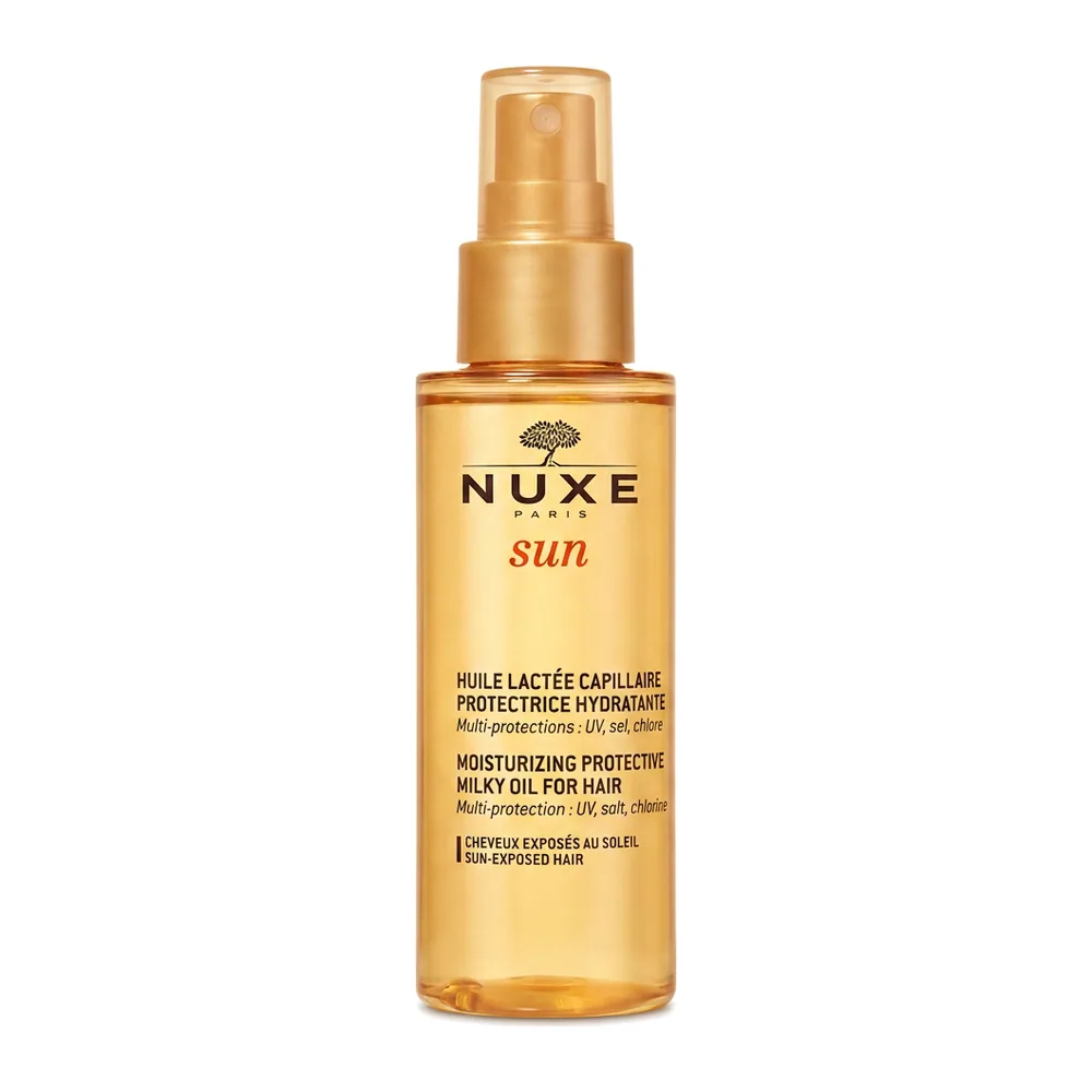 NUXE – Huile Lactée Capillaire Protectrice Hydratante – Protection et Hydratation des cheveux – Non visible