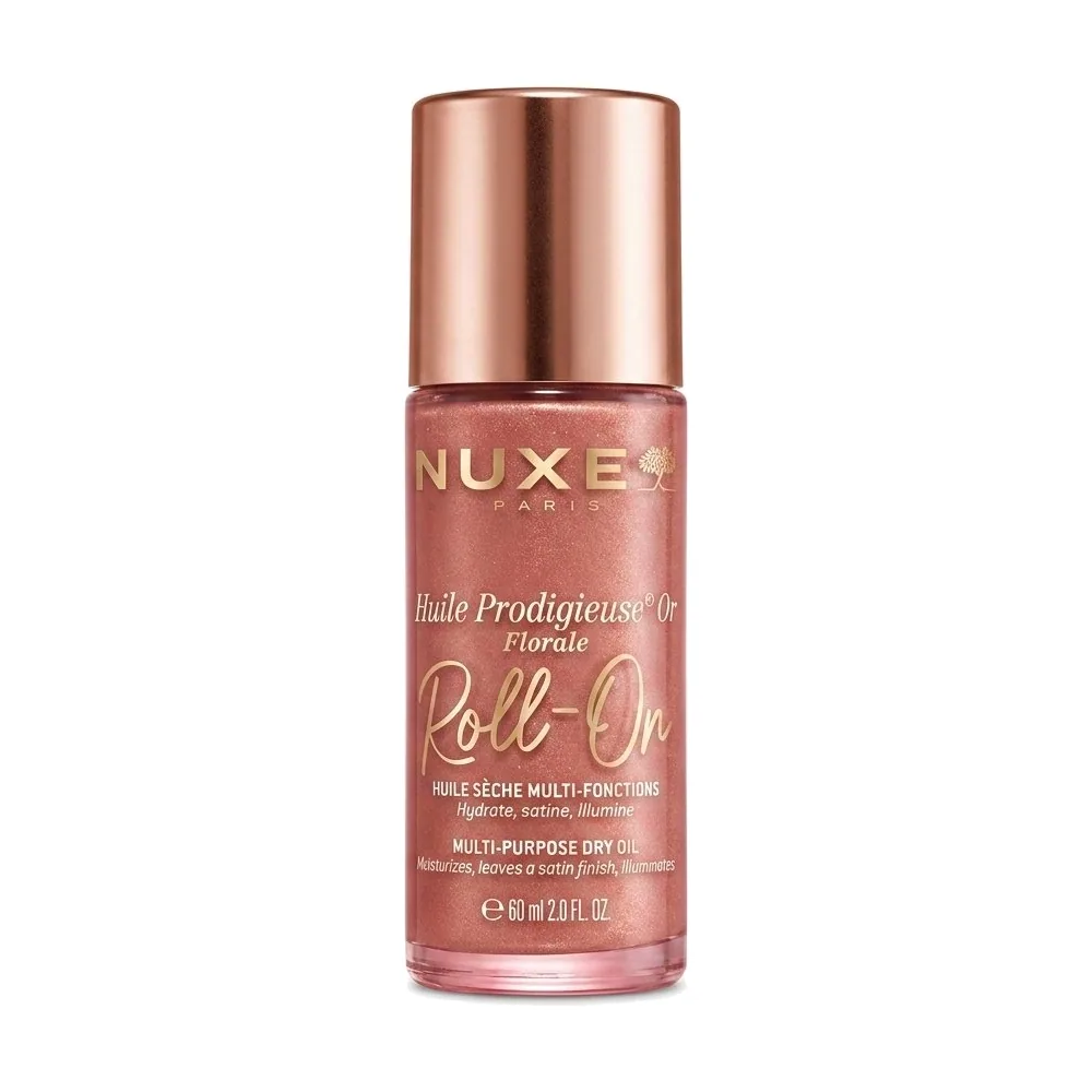 Nuxe – Huile Prodigieuse Or Florale Roll-On – Hydrate, satine, illumine – 60 ml