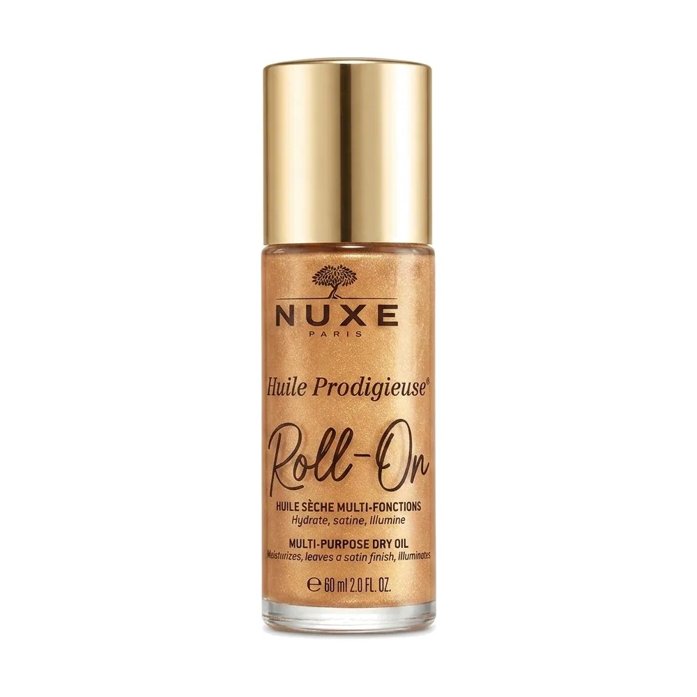 Nuxe – Huile Prodigieuse Or Roll-On – Hydratation, Satine, Illumine – 60 ml