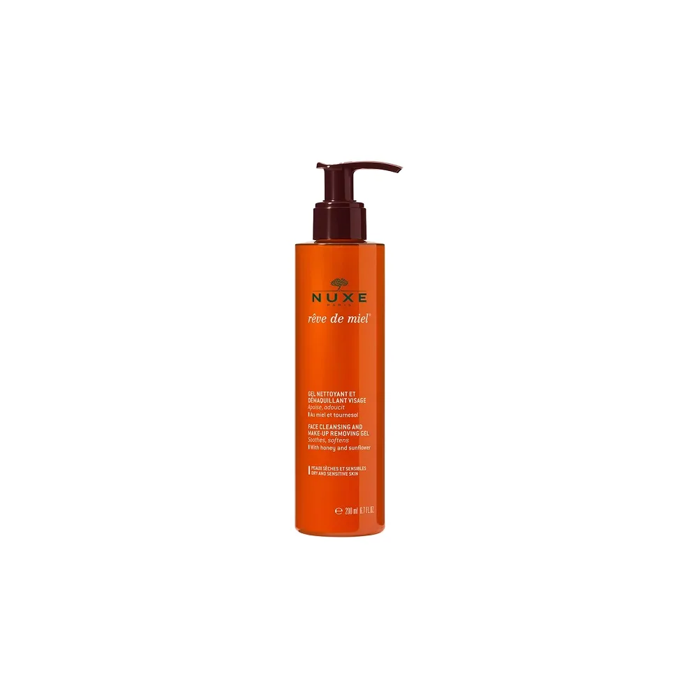 NUXE REVE DE MIEL GEL NETTOYANT DEMAQUILLANT VISAGE 200 ml