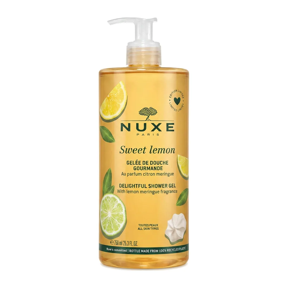 Nuxe – Sweet Lemon Gelée de Douche Gourmande – Douche gourmande et parfumée – 750ml