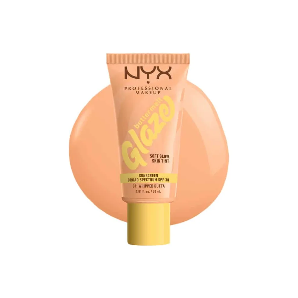Nyx Buttermelt Glaze Soft Glow Skin Tint Spf30 Bmt03w 30ml