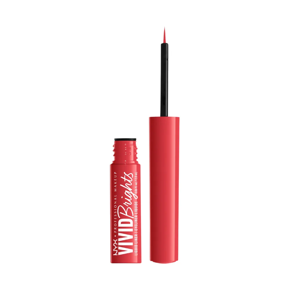 Nyx Eyeliner Matte Liquide On Red