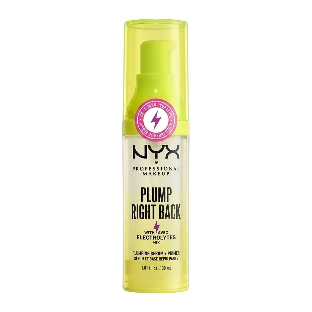 NYX Professional Makeup – Plump Right Back – Hydratation 24h et effet repulpant – 30 ml