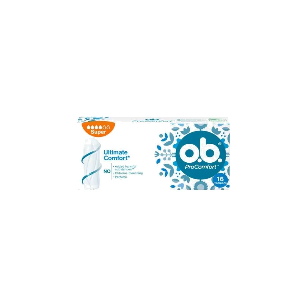o.b. ProComfort Protection Hygiénique Super 16 Tampons