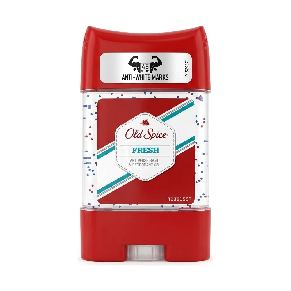 Old Spice – Fresh Antiperspirant & Deodorant Gel – Protection anti-traces blanches 48h