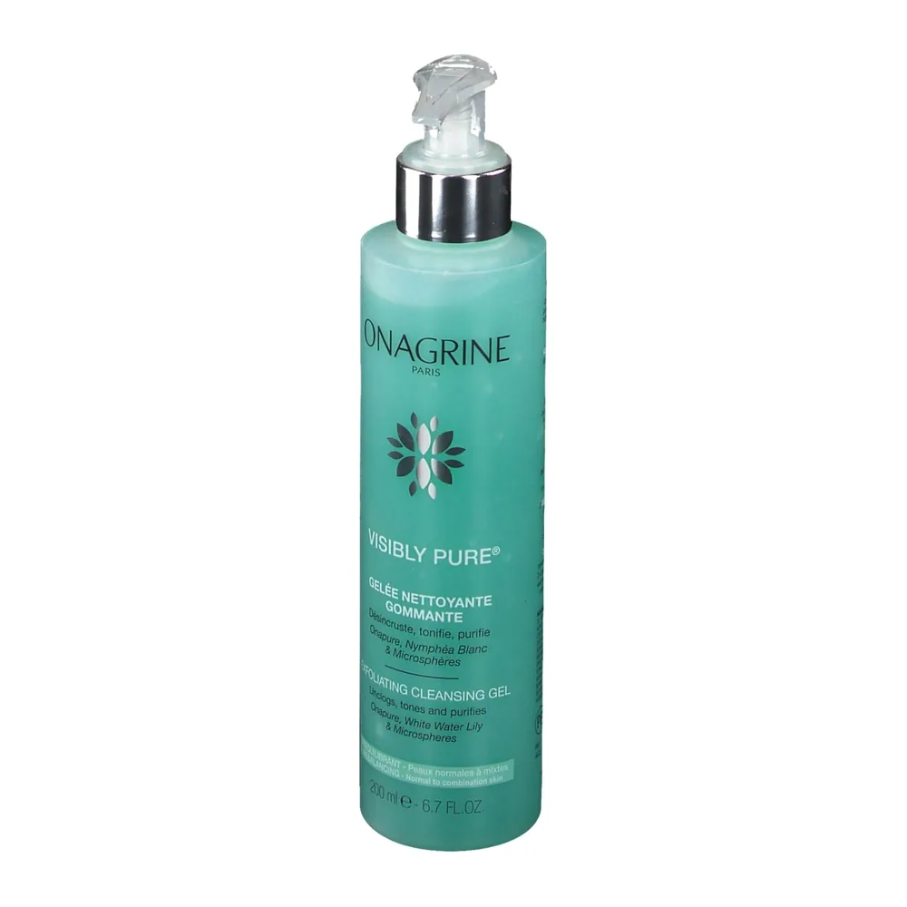 ONAGRINE VISIBLY PURE Gelée nettoyante gommante 200 ml