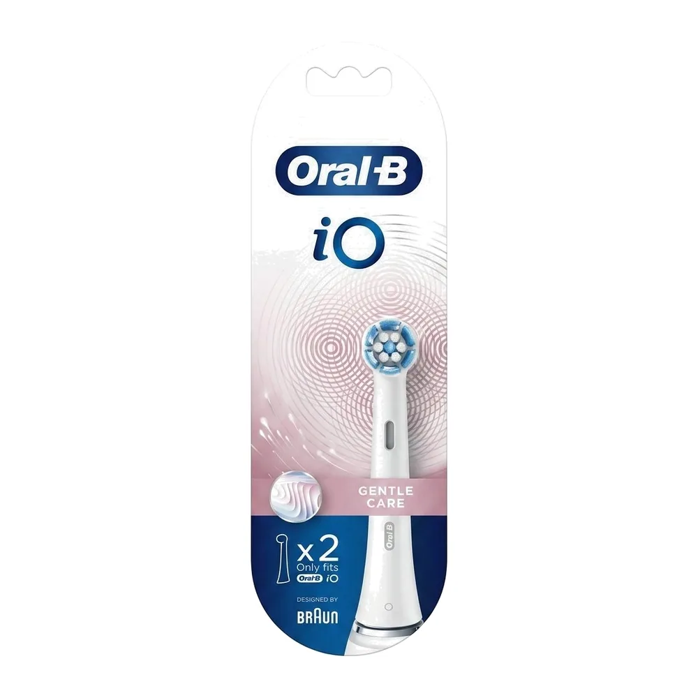 Oral-B – iO Gentle Care – Nettoyage en douceur pour gencives sensibles – x2