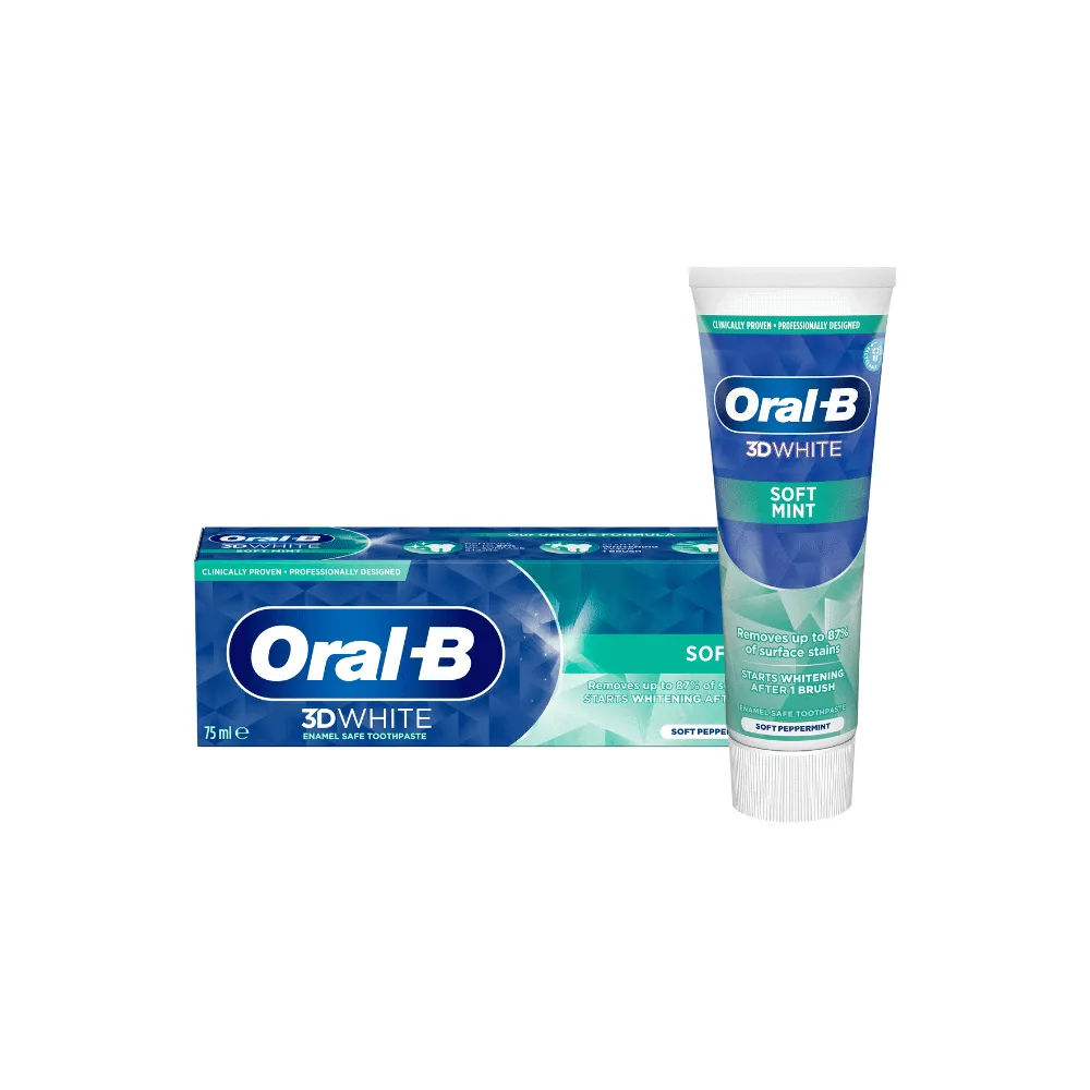 Oral B Pro 3d White Soft Mint 75ml