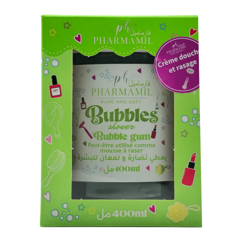 Pharmamil Bubble Shower 400Ml Bubble Gum
