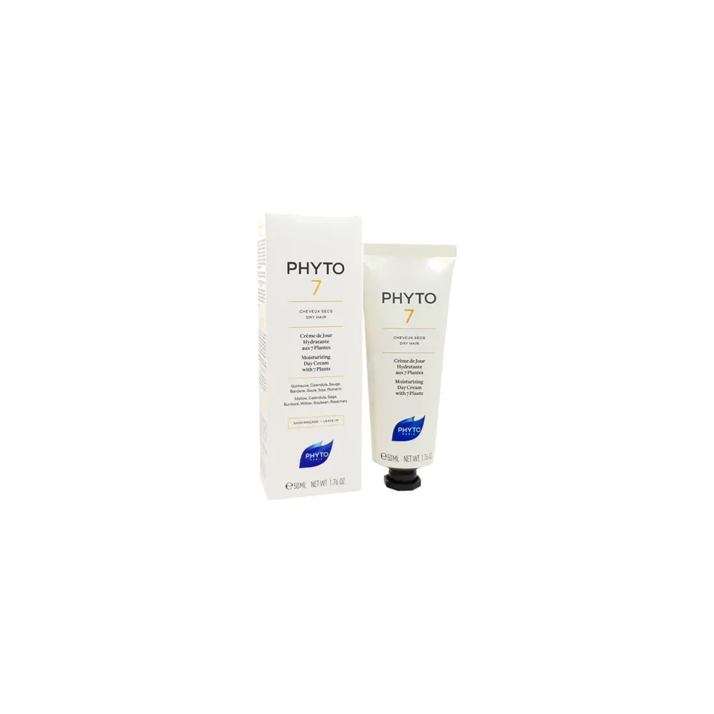 PHYTO Paris 7 Crème de jour Hydratante – Cheveux secs 50 ml