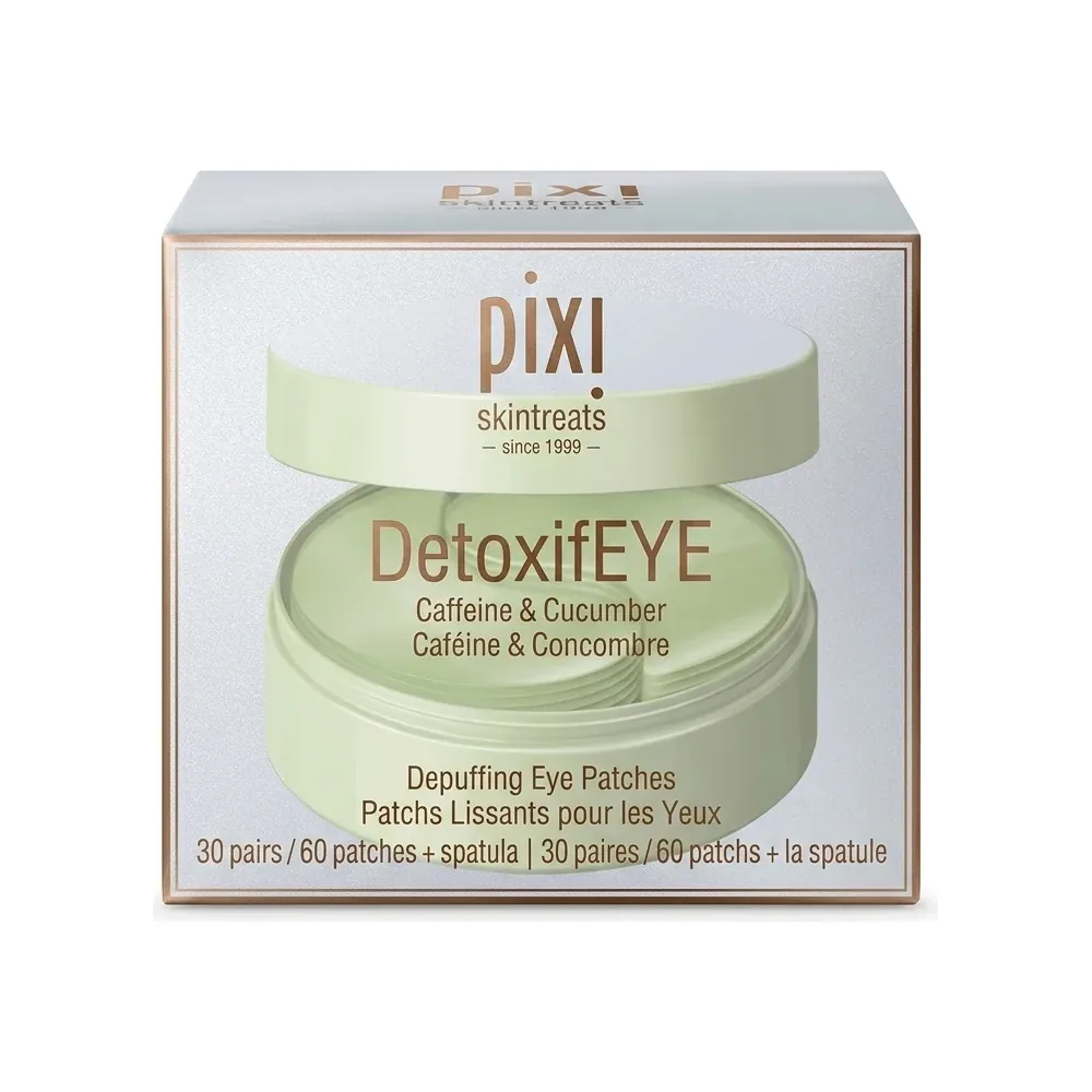 Pixi – DetoxifEYE – Décongestionnant et Lissant pour les Yeux – 30 pairs/60 patches