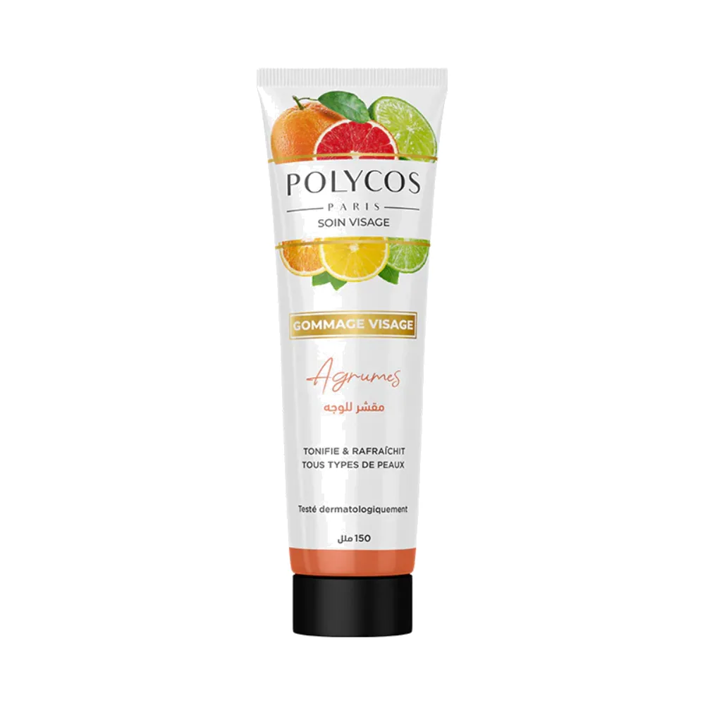 Polycos Gommage Visage Énergisant Agrumes 150ml